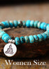 Boho Bracelet, Stretchy Bracelet, 10MM Brown Imperial Japser Lotus